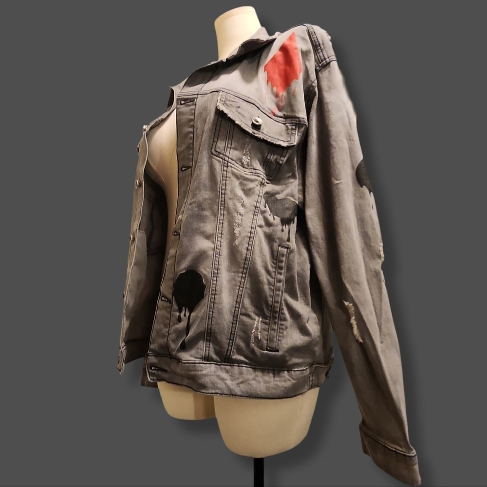 ✭RARE✭ Rutherford Slim Fit Denim Trucker Jacket Xxl